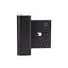 Door Safety Reinforcement Latch Lock-3" Stop Aluminum Construction (Satin Black)