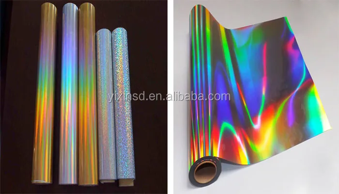 Bopp Holographic Aluminum Foil Thermal Composite Packaging Rainbow ...