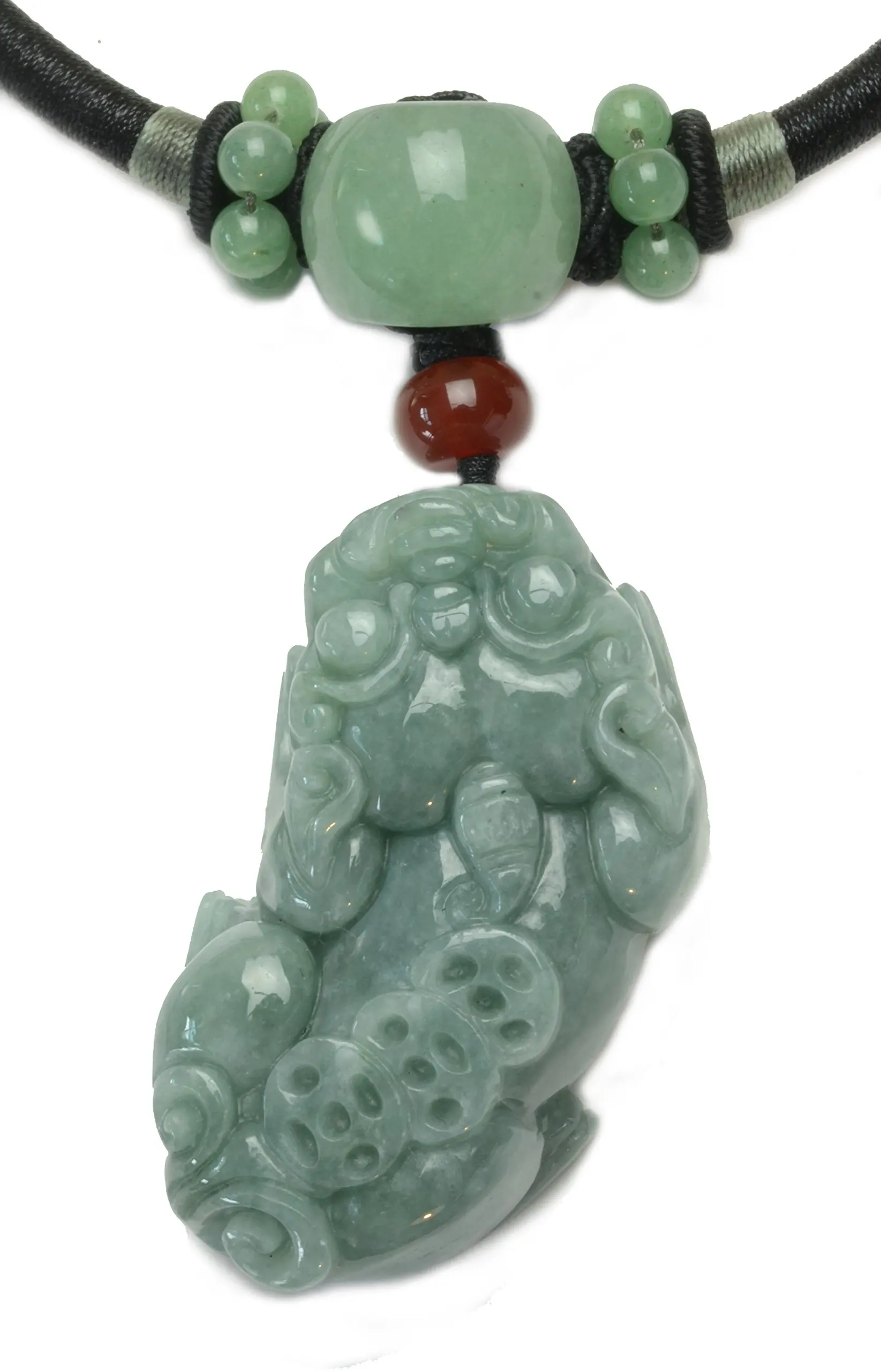 Tiger Zodiac Handmade Jade Necklace Jewelry