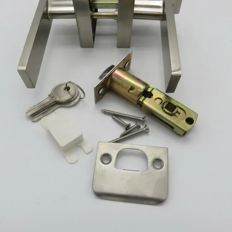 Hotel Toilet Cylindrical Latch Push Master Door Knob Locks Ecurity