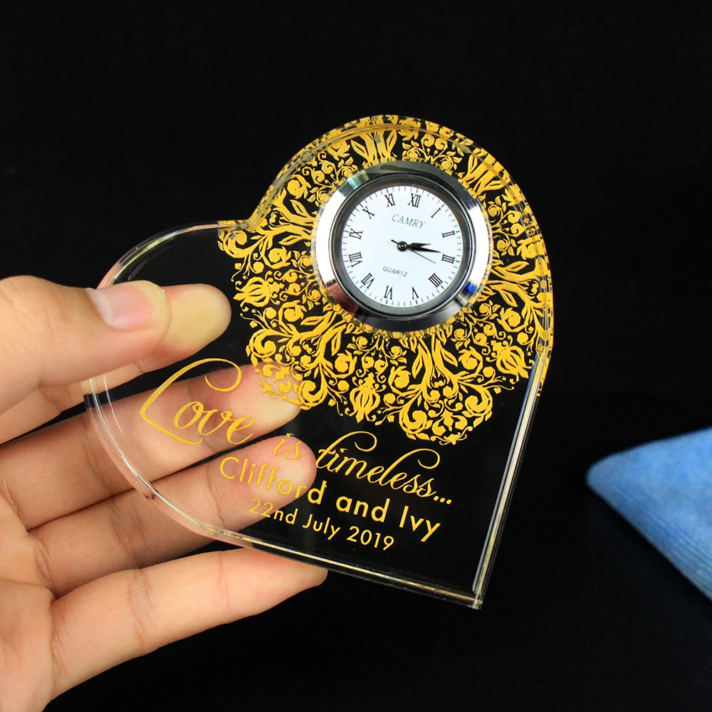 80mm100mm Personalised 50th Golden Wedding Anniversary Souvenirs Guest