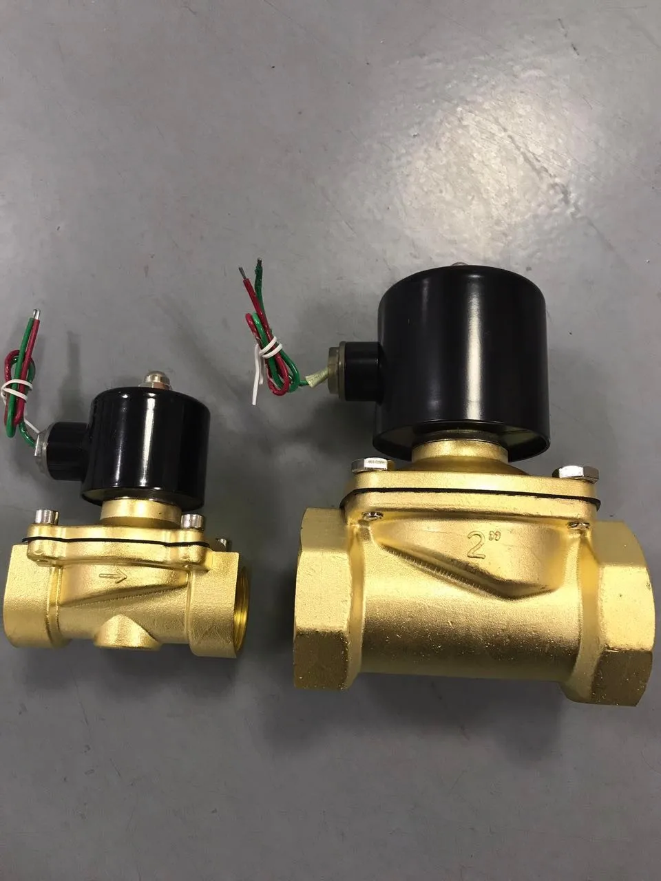 Normanlly Closed Brass Pilot Piston Type Air Compressor Solenoid Valve