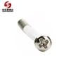 Customized GB Eco-friendly Nicked Plated Single Mode Carbon Steel Cross Recessed Pan Head Mechanical Half-thread Screw