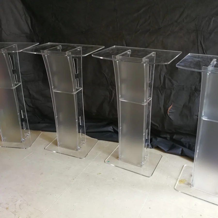 Modern Frosted Acrylic Lectern Podium Buy Frosted Acrylic Lectern