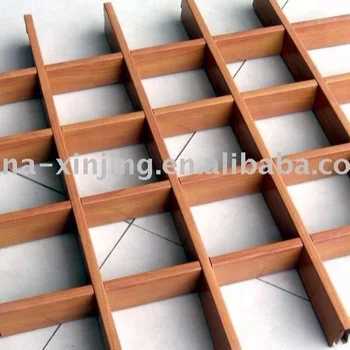 Aluminum Grained Wood Cell Ceiling Grille Ceiling Tiles Buy