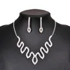 Fashion crystal avenue jewelry accessories bridal jewelry sets