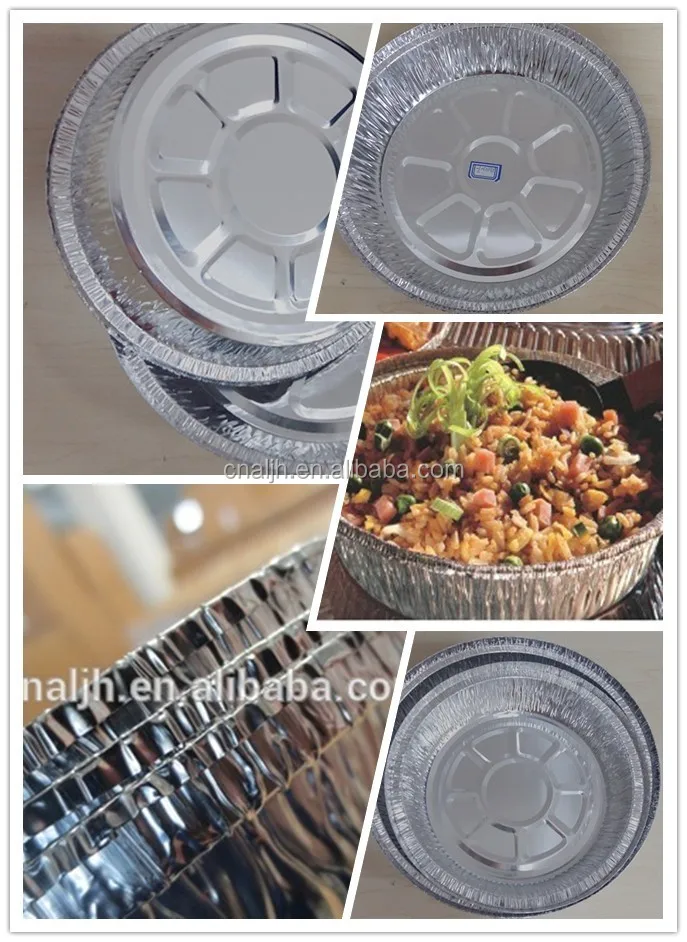 Small Round Aluminium Foil Pie Container With Clear Plastic Lid Buy
