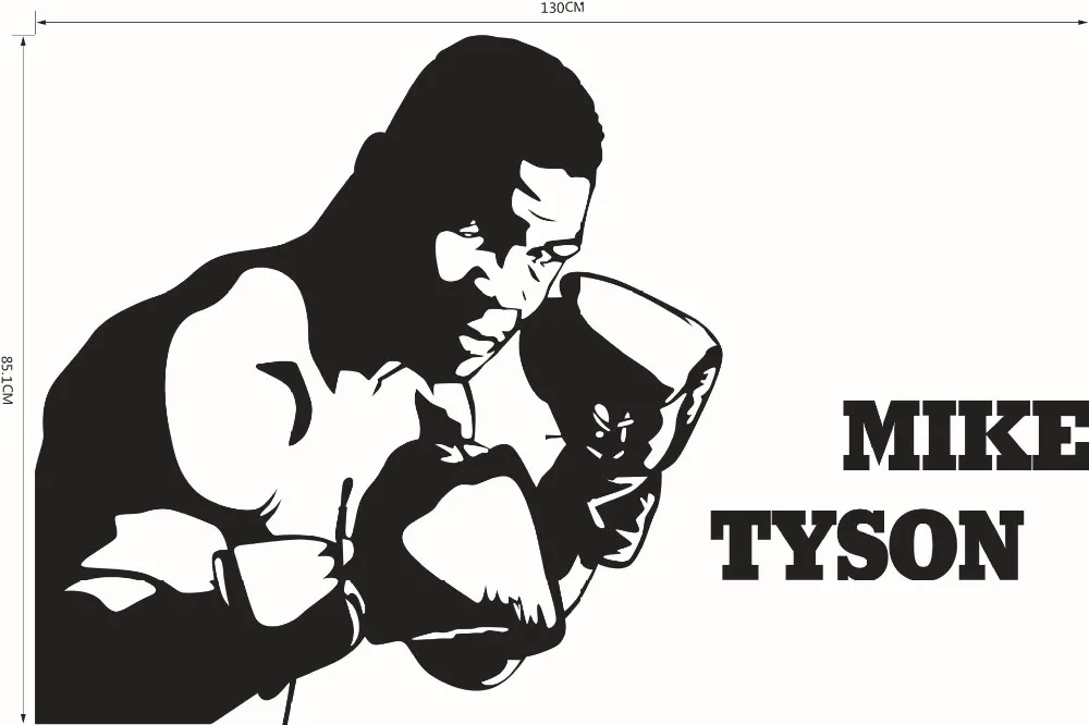 Mike Tyson Wall Paper Home Decor Waterproof Custom Removeable Wall