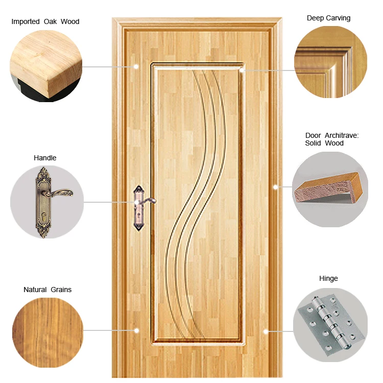 Diseño De Puerta De Madera Maciza De Teca Para Dormitorio - Buy Diseños