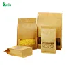 Mini Square Bottom Sealable Potato Chips China Gift Paper Zip Lock Bag Manufacturers