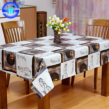 cheap custom printed square design indian wedding tablecloths grey