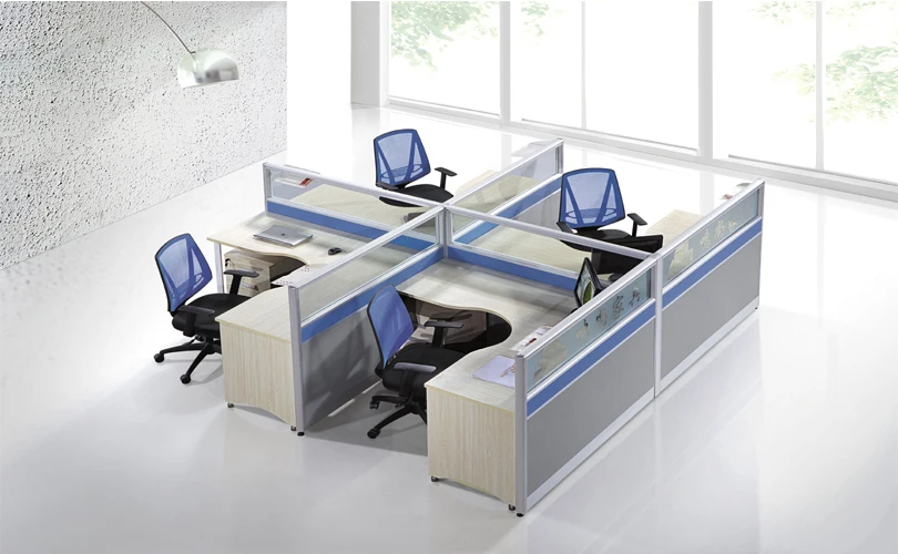 Cf Cadre En Aluminium De Bureau Modulaire Poste De Travail Informatique Mobilier Pour 4 Places Cloisons De Bureau Id De Produit 500004109761 French Alibaba Com