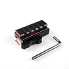 Jialitte J022 AR15 Red Dot Sight Scope QD Lever Lock Picatinny Mount Low Profile Rail Riser Mount Adaptor 5-Slot Picatinny Rails