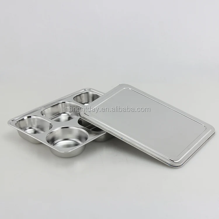 Stainless Steel Canteen Serving Tray Hospital Food Tray Buy Hospital