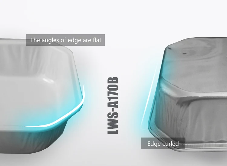 airline catering coated aluminium foil food container