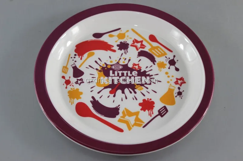 Strong Melamine Kid's Dinner Plate FDA LFGB
