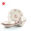 Christmas Elk Santa Dinner Set Plate Ceramic tableware