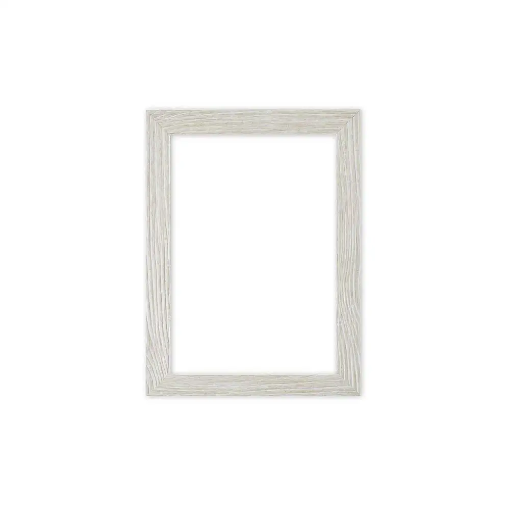 Paintings Frames Driftwood Effect Flat Picture/Photo/Poster Frame With An MDF Backing Board Ready To Hang Or Stand With Styrene Shatterproof Perspex Sheet Frame 12"x12" White Distressed