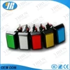 51mm* 33mm Square push button 5V 12V Led illuminated push button