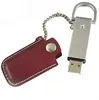 Manufavture leather usb 2.0 flash drive usb memory custom logo 16gb