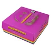 Custom logo hard cake box packaging , white thick birthday cake paper box