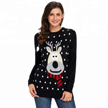 reindeer christmas sweater womens