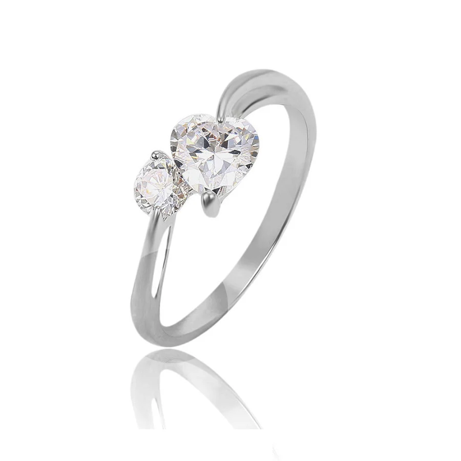 13842 Xuping Cheap Wedding Ring Heart Shaped Ring Designs Ladies