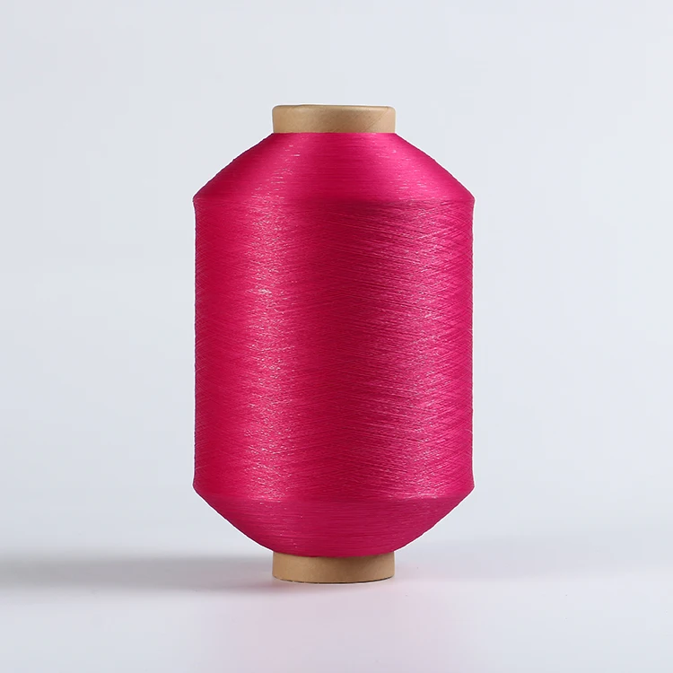 fdy 30d monofilament plying plum color weft yarn