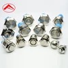 2pin flat pin 5a 250vac push on round flashlight push button switches