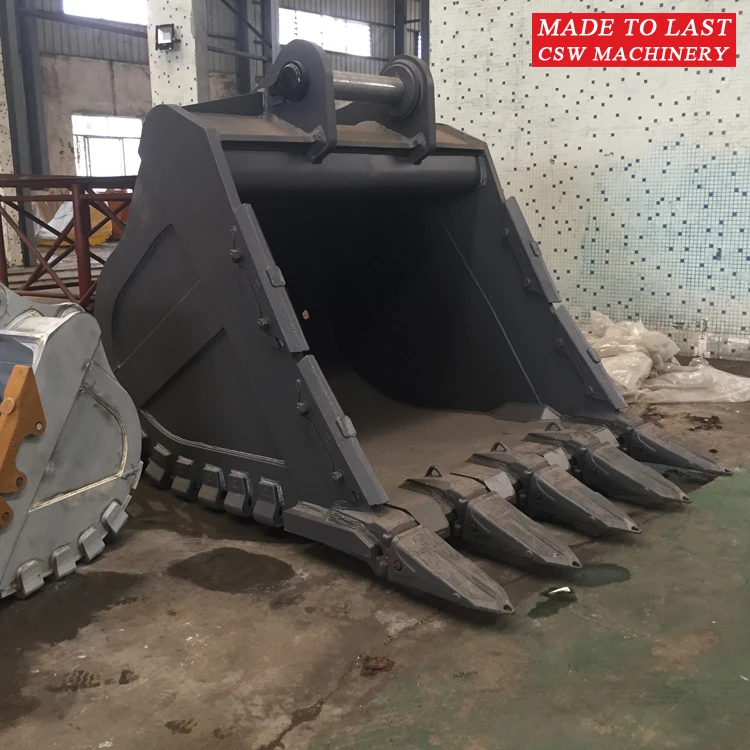 Large Excavator Mining Bucket For Volvo Ec950e Digging Bucket 5cbm