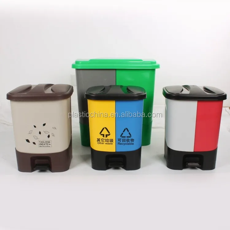 Central 16l Pedal Bin Mechanism Dustbin Household Cleaning Plastic Pedal Bin Mechanism Dustbin