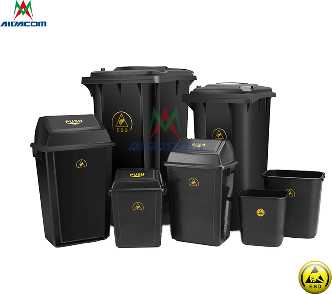 Wholesale 120l Cheap Esd Garbage Container Plastic Waste Container Bin