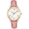 2018 New style and fashion alloy case PU leather strap wrist quartz ladies's watch with Chinese movement for summer