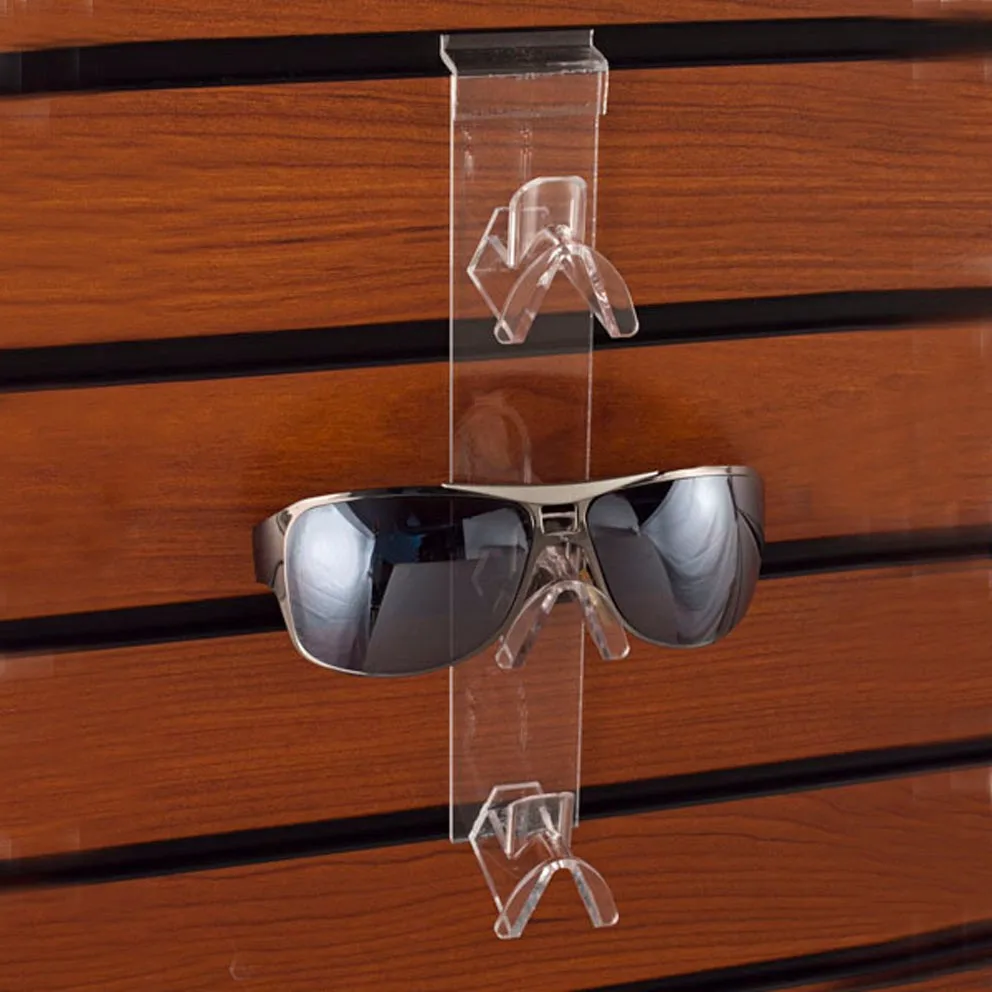 High Quality Acrylic Slatwall Eyewear Holder Sunglass Eyeglass Display