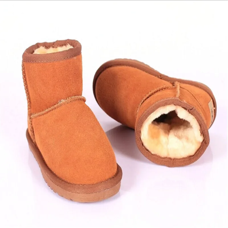2016 Fashion Children Shoes Genuine Leather Girls Boys Boot Ugs Snow Boots Australia UG Classic Winter