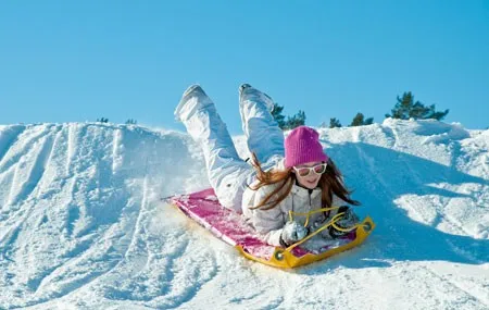 easy carry outdoor adults kids grass skiing snow slider with