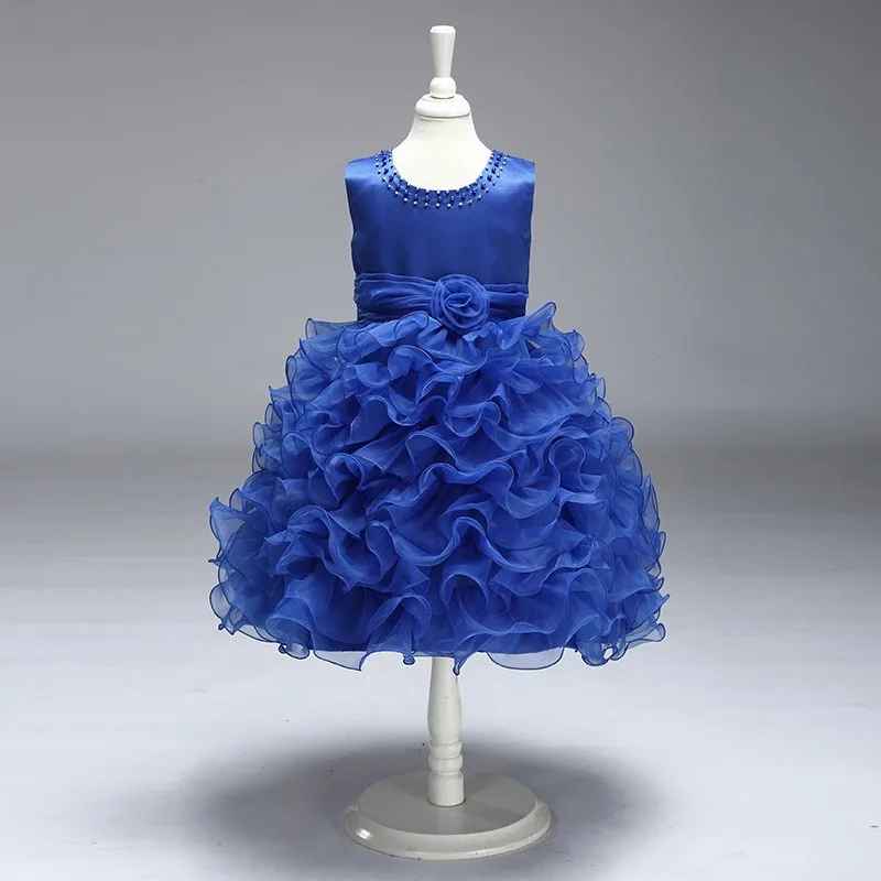 Wholesale New Fashion Spanish Flower Girl Dress Princess Wedding Dress