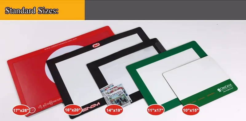 Transparent Plastic Decorative Magnetic Photo Frame Desk Pad Buy