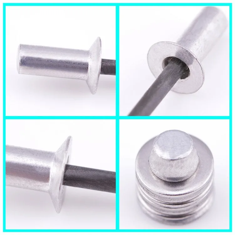 Wholesale China Factory Waterproof Aluminum Rivet Size 4mm*10mm Closed