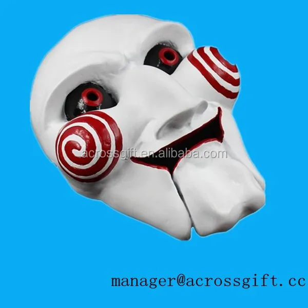 hotsale cosplay accessory halloween masque resin halloween mask