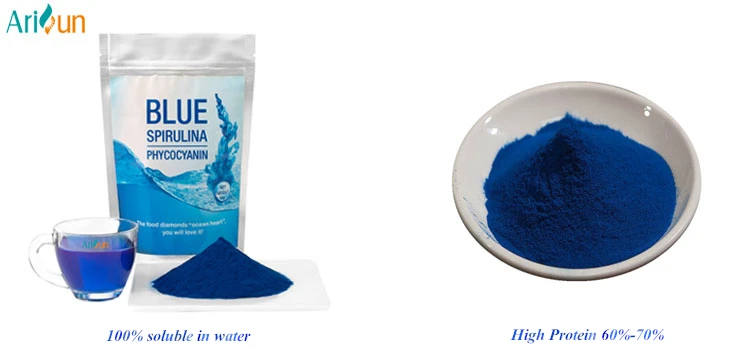 Natural Food Coloring Powder Blue Spirulina Powder