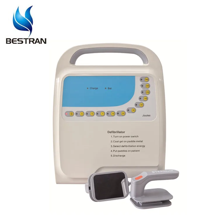 BT-8000C Cheap medical Biphasic Automated External Defibrillator AED defibrillator With Monitor price