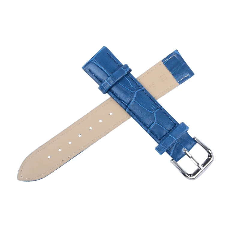 Top Grade Blue Leather Watch Band Replacement Bench Watch Straps