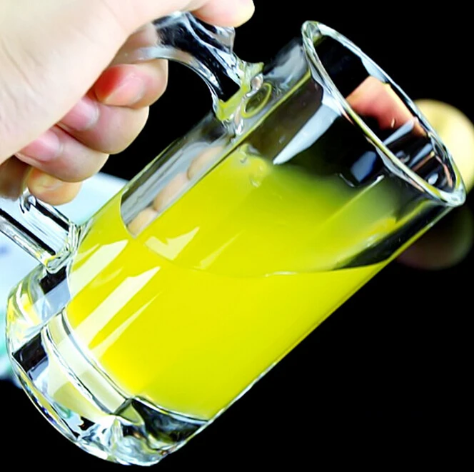 235ml Clear Round Thick Bottom Beer Glass Mug Buy Beer Glass Mug