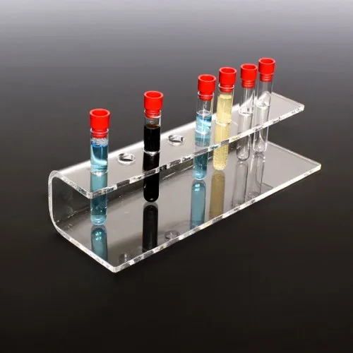 Clear Acrylic Test Tube Holders Tube Display Stand Rack With 8 Holes Buy Clear Acrylic Test
