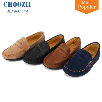Leather Handmade Boys Casual Shoes 