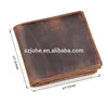 2018 Popular custom genuine hunter leather card rfid magic men's wallet