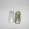 Transparent plastic pump airless sunscreen lotion bottle