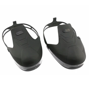 Rubber anti-slip shoe cover with steel toe EN459