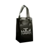 customized plastic poly Carry loop handle shopping bag